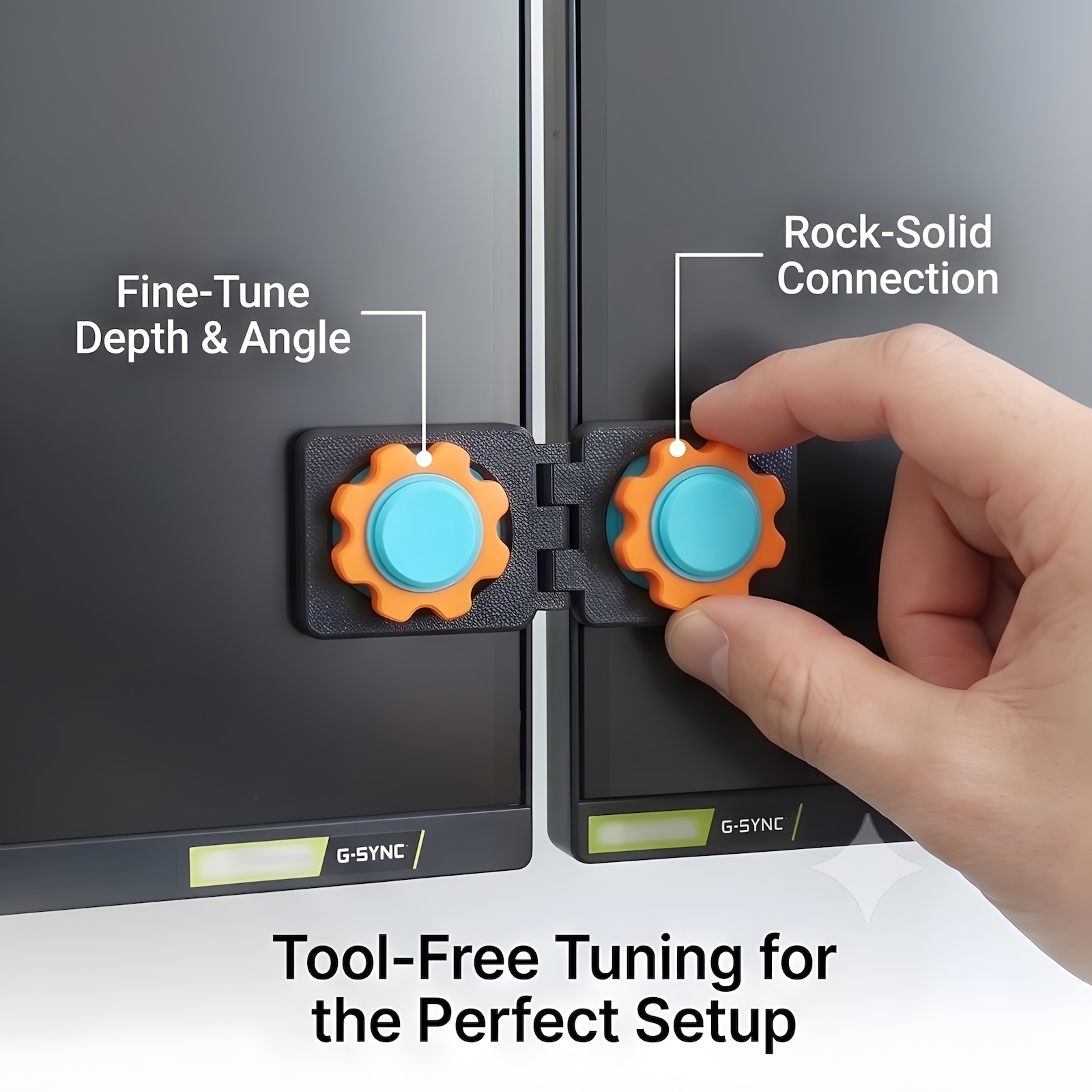Screen Alignment Tool - 유니버설 듀얼 모니터 정렬 클립 툴리스