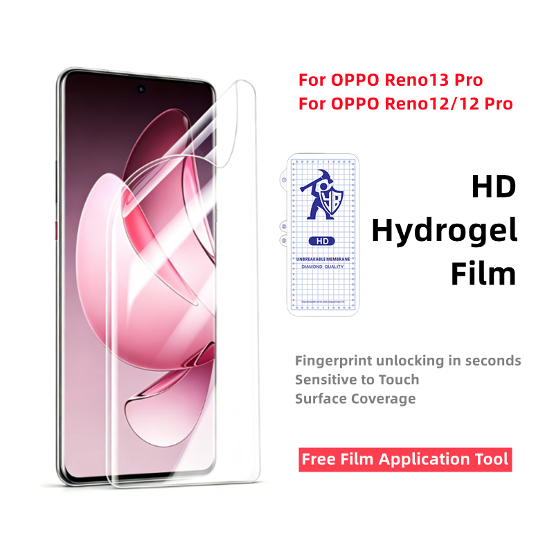 Oppo Reno 12 - 2/3/4pcs OPPO Reno13 Pro용 HD 하이드로겔