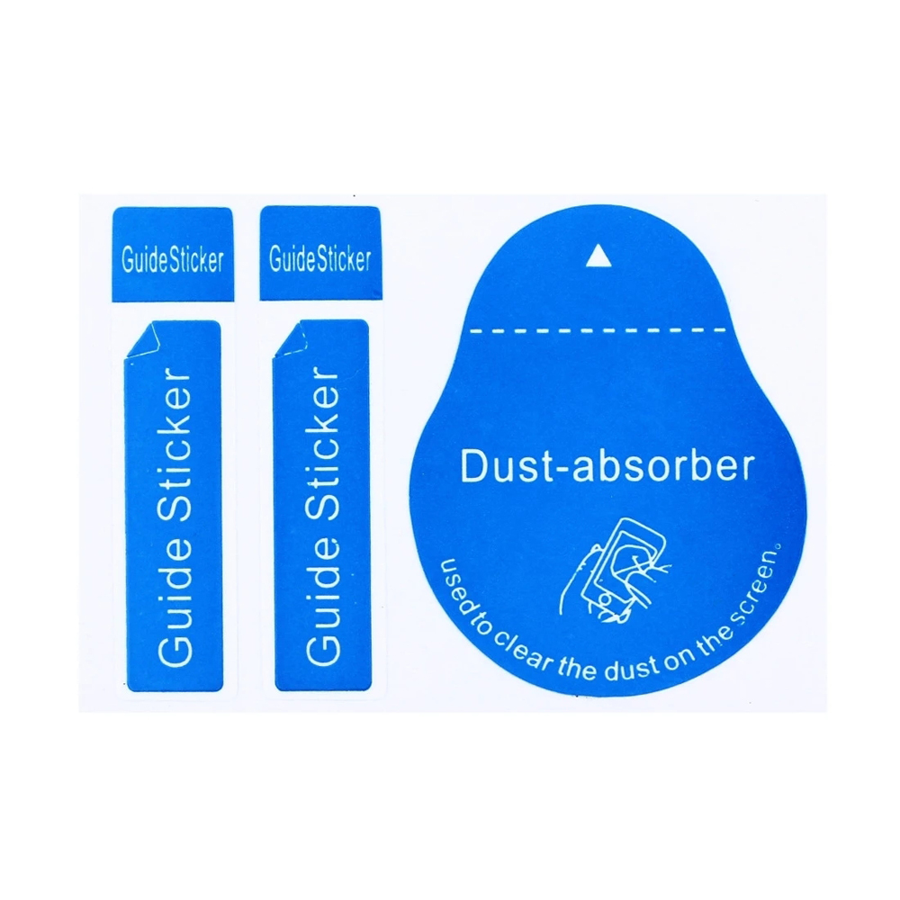 Dust Removal Sticker - 강화유리 화면 클리너 가이드 스티커 휴대폰